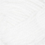 Fantasia Polyacryl Garn, L 80 M, Weiß, 50 g/ 1 Knäuel