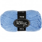 Fantasia Polyacryl Garn, L 80 M, Blau, 50 g/ 1 Knäuel