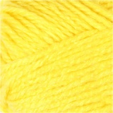 Fantasia Polyacryl Garn, L 80 M, Gelb, 50 g/ 1 Knäuel