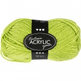 Fantasia Polyacryl Garn, L 80 M, Hellgrün, 50 g/ 1 Knäuel