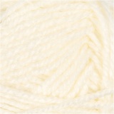 Fantasia Polyacryl Garn, L 80 M, Naturweiß, 50 g/ 1 Knäuel