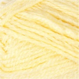 Fantasia Polyacryl Garn, L 80 M, Hellgelb, 50 g/ 1 Knäuel