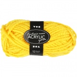 Fantasia Polyacryl-Wolle, L 35 M, Maxi, Gelb, 50 g/ 1 Knäuel