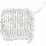 Fantasia Polyacryl-Wolle, L 35 M, Maxi, Weiß, 50 g/ 1 Knäuel