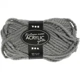 Fantasia Polyacryl-Wolle, L 35 m, Maxi, Grau, 50 g/ 1 Knäuel