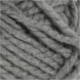 Fantasia Polyacryl-Wolle, L 35 m, Maxi, Grau, 50 g/ 1 Knäuel