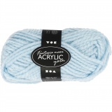 Fantasia Polyacryl-Wolle, L 35 M, Maxi, Hellblau, 50 g/ 1 Knäuel