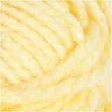 Fantasia Polyacryl-Wolle, L 35 M, Maxi, Hellgelb, 50 g/ 1 Knäuel
