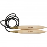 Rundstricknadel, L 150 cm, Größe 20 mm, 1 Stk