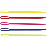 Stricknadel, L 7 cm, Sortierte Farben, 5 Stk/ 1 Pck
