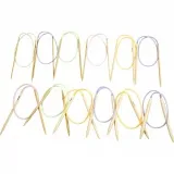 Rundstricknadel, L 60-80 cm, Größe 3-10 mm, 12 Stk/ 1 Pck