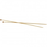 Stricknadeln, L 35 cm, Größe 3 mm, 1 Paar