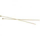 Stricknadeln, L 35 cm, Größe 3,5 mm, 1 Paar