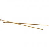 Stricknadeln, L 35 cm, Größe 4,5 mm, 1 Paar