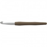 Häkelnadeln, 8, L 14,5 cm, Größe 8 mm, Braun, 1 Stk