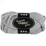 Spaghetti-Garn, L 35 m, ca. 10 mm, Grau, 100 g/ 1 Knäuel