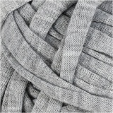 Spaghetti-Garn, L 35 M, Grau, 100 g/ 1 Knäuel