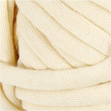 Baumwoll-Schlauchgarn, L 45 M, Naturweiß, 100 g/ 1 Knäuel