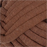 Baumwoll-Schlauchgarn, L 45 M, Braun, 100 g/ 1 Knäuel