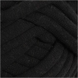 Baumwoll-Schlauchgarn, L 45 M, Schwarz, 100 g/ 1 Knäuel