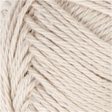 Baumwolle, L 170 m, Beige, 50 g/ 1 Knäuel