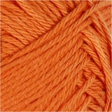 Baumwollgarn, 8/4, L 170 M, Orange, 50 g/ 1 Knäuel