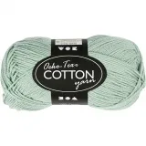 Baumwollgarn, Nr. 8/4, L 170 m, Nadel 3-3,5, Mintgrün, 50 g/ 1 Knäuel