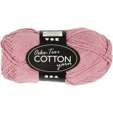 Baumwollgarn, Nr. 8/4, L 170 m, Nadel 3-3,5, Rosa, 50 g/ 1 Knäuel