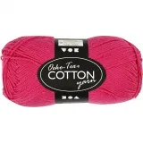 Baumwollgarn, Nr. 8/4, L 170 m, Nadel 3-3,5, Pink, 50 g/ 1 Knäuel