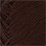 Baumwollgarn, 8/4, L 170 M, Dunkelbraun, 50 g/ 1 Knäuel