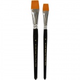 Gold Line Pinsel, 16+20, L 19-20 cm, B 17-24 mm, Flach, 2 Stk/ 1 Pck