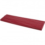 Stoff, B 145 cm, 140 g, Rot/Weiß, 10 m/ 1 Rolle