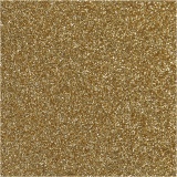 Bügelfolie, A5, 148x210 mm, Glitter, Gold, 1 Bl.