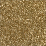 Bügelfolie, A5, Blatt 148x210 mm, Glitter, Gold, 1 Bl.