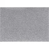 Bügelfolie, A5, Blatt 148x210 mm, Glitter, Silber, 1 Bl.