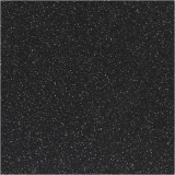 Bügelfolie, A5, Blatt 148x210 mm, Glitter, Schwarz, 1 Bl.
