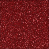 Bügelfolie, A5, 148x210 mm, Glitter, Rot, 1 Bl.