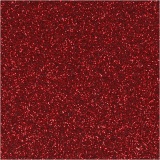 Bügelfolie, A5, Blatt 148x210 mm, Glitter, Rot, 1 Bl.