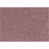 Bügelfolie, A5, Blatt 148x210 mm, Glitter, Rosa, 1 Bl.