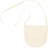 Schultertasche, Größe 15x14 cm, 110 g, Hellnatur, 1 Stk