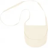 Schultertasche, Größe 15x14 cm, 110 g, Hellnatur, 1 Stk