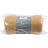 Fleece, L 125 cm, B 150 cm, 200 g, Beige, 1 Stk