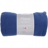 Fleece, L 125 cm, B 150 cm, 200 g, Blau, 1 Stk