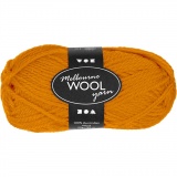Melbourne Wool Yarn, L 92 M, Ocker, 50 g/ 1 Knäuel