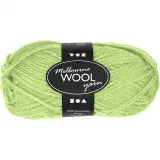 Melbourne Wool Yarn, L 92 m, Neongrün, 50 g/ 1 Knäuel