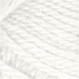Melbourne Wolle, L 92 m, Naturweiß, 50 g/ 1 Knäuel
