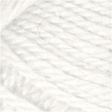 Melbourne Wool Yarn, L 92 M, Naturweiß, 50 g/ 1 Knäuel
