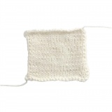 Melbourne Wool Yarn, L 92 M, Naturweiß, 50 g/ 1 Knäuel