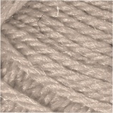 Melbourne Wool Yarn, L 92 M, Beige, 50 g/ 1 Knäuel