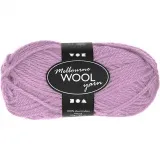 Melbourne Wool Yarn, L 92 m, Rosa, 50 g/ 1 Knäuel
